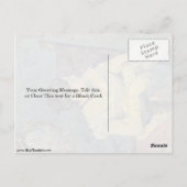 mevrouw gauguin evening dress van Eugene Paul Gaug Briefkaart (Achterkant)