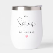 Mevrouw Gepersonaliseerd Zwart Manuscript Familien (Links)