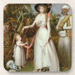 Mevrouw Graham of Kinross, haar dochter en een Jam Drankjes Onderzetter