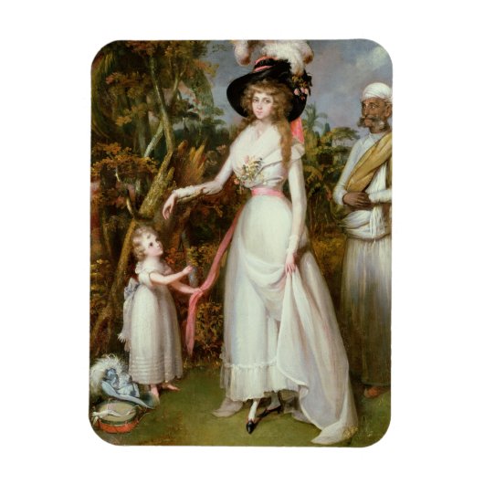 Mevrouw Graham of Kinross, haar dochter en een Jam Magneet (Verticaal)