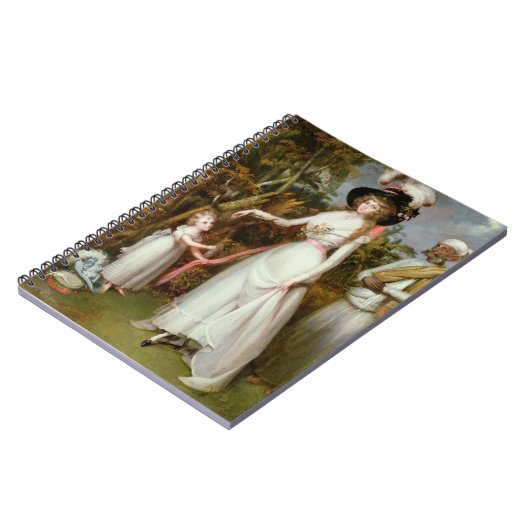 Mevrouw Graham of Kinross, haar dochter en een Jam Notitieboek (Linkerzijde)