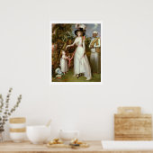 Mevrouw Graham of Kinross, haar dochter en een Jam Poster (Keuken)