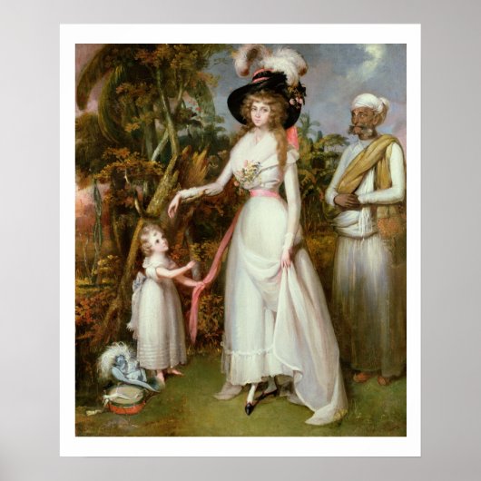 Mevrouw Graham of Kinross, haar dochter en een Jam Poster (Voorkant)