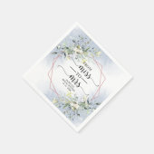 Mevrouw Greenery Geometric Vrijgezellenfeest Napki Servet (Hoek)