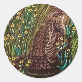 Mevrouw Grouse Sticker