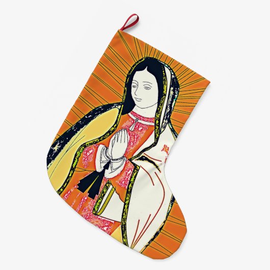 mevrouw guadalupe grote kerstsok (Voorkant (Hangend))