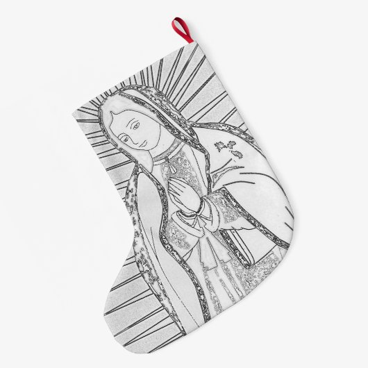 mevrouw guadalupe grote kerstsok (Achterkant (Hangend))