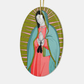 mevrouw guadalupe keramisch ornament (Links)