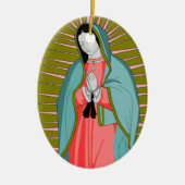 mevrouw guadalupe keramisch ornament (Voorkant)
