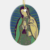 mevrouw guadalupe keramisch ornament (Achterkant)