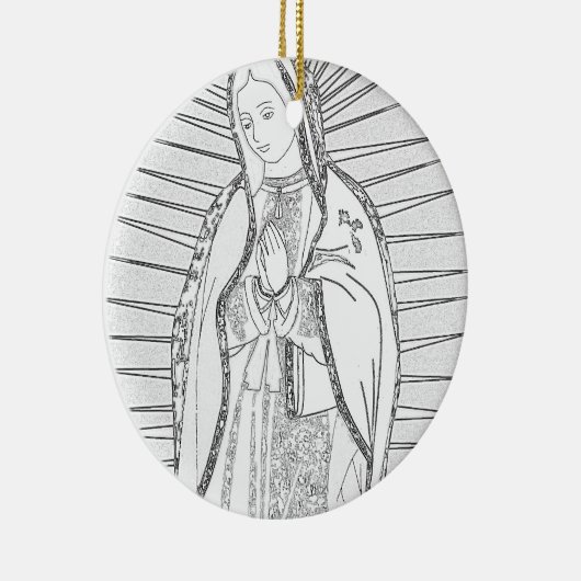 mevrouw guadalupe keramisch ornament (Rechts)