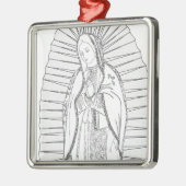 mevrouw guadalupe metalen ornament (Links)