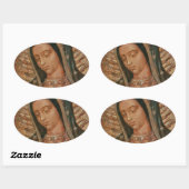 mevrouw guadalupe ovale sticker (Vel)