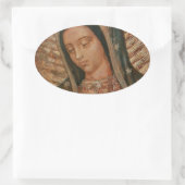 mevrouw guadalupe ovale sticker (Tas)