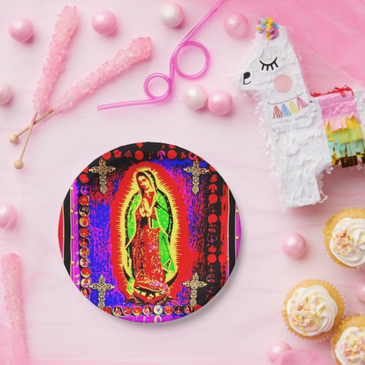 mevrouw guadalupe papieren bordje (Feest)