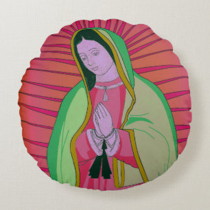 mevrouw guadalupe rond kussen