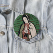 mevrouw guadalupe ronde button 4,0 cm (In situ)