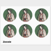 mevrouw guadalupe ronde sticker (Vel)