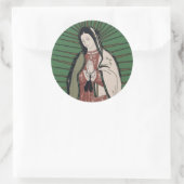 mevrouw guadalupe ronde sticker (Tas)