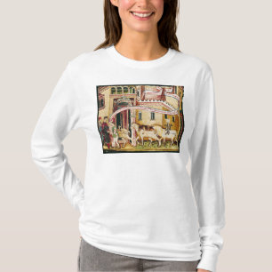 Mevrouw H. V-5 Belasting op de kooplieden T-shirt