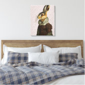 Mevrouw Hare Canvas Afdruk (Insitu (Slaapkamer))