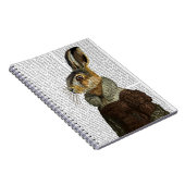 Mevrouw Hare Portrait Notitieboek (Rechterzijde)