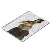 Mevrouw Hare Portrait Notitieboek (Linkerzijde)