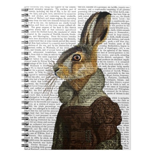 Mevrouw Hare Portrait Notitieboek (Voorkant)