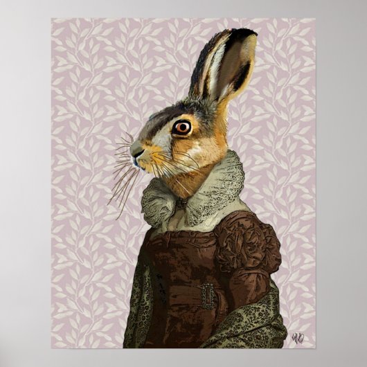 Mevrouw Hare Poster (Voorkant)