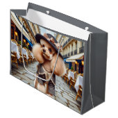 Mevrouw Harris een Poedel in Parijs Groot Cadeauzakje (Voorkant Gekanteld)