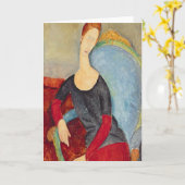 Mevrouw Hebuterne als Blauwe Voorzitter, 1918 Kaart (Gele Bloem)