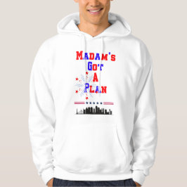 Mevrouw heeft een mannelijk patriottisch plan hoodie