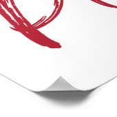 Mevrouw heeft een plan voor de verkiezingen voor d poster (Hoek)