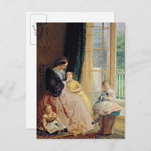 Mevrouw Hicks, Mary, Rosa en Elgar Briefkaart (Voorkant / Achterkant)