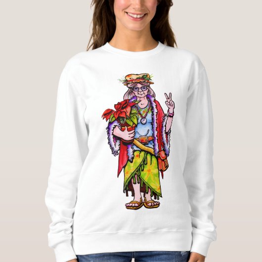 mevrouw Hippie Santa Trui (Voorkant)