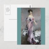 mevrouw Howard Johnston - Boldini Briefkaart (Voorkant / Achterkant)