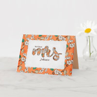 Mevrouw Huwelijkskaart voor Bruidsfeest