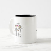 Mevrouw, ik doe Mok. Tweekleurige Koffiemok (Voorkant links)