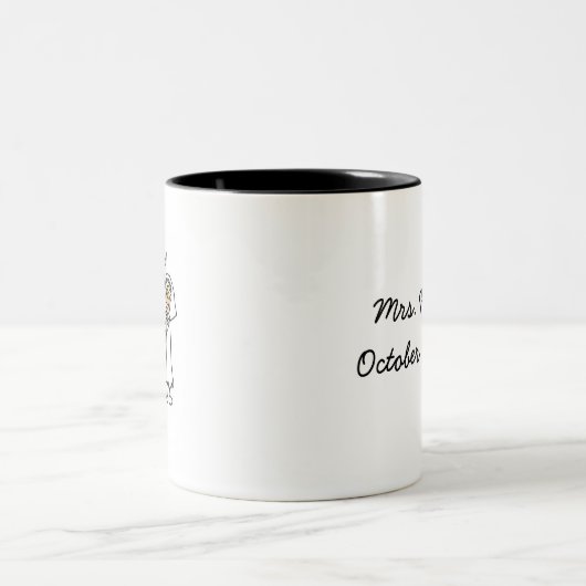 Mevrouw, ik doe Mok. Tweekleurige Koffiemok (Center)