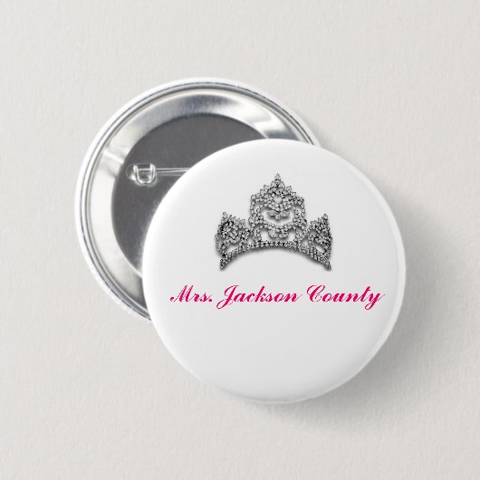 Mevrouw Jackson County Button (Voorkant /achterkant)