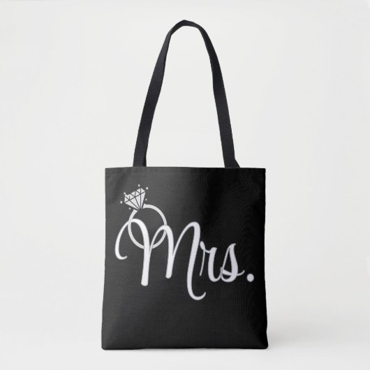 Mevrouw Jonggehuwde Tote Bag (Voorkant)