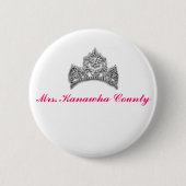Mevrouw Kanawha County Button (Voorkant)