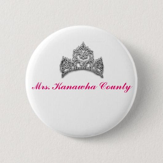 Mevrouw Kanawha County Button (Voorkant)