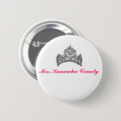 Mevrouw Kanawha County Button (Voorkant /achterkant)