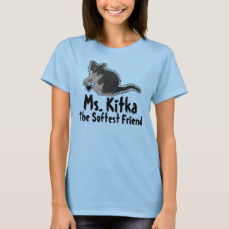Mevrouw Kitka Softest Friend & Heart Lijst T-shirt