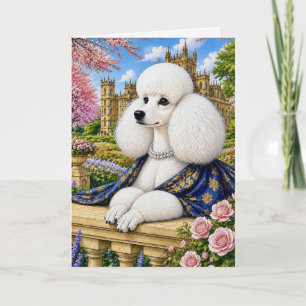 Mevrouw Lady Violet Poodle Kaart