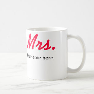 Mevrouw Lastname Mok, pas aan - om het even welke  Koffiemok
