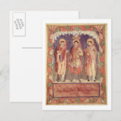 Mevrouw Lat 1141 fol.2v de Coronation of Charles I Briefkaart (Voorkant / Achterkant)