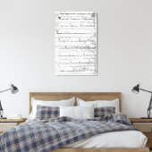 Mevrouw Latijns Christus Vincit Canvas Afdruk (Insitu (Slaapkamer))