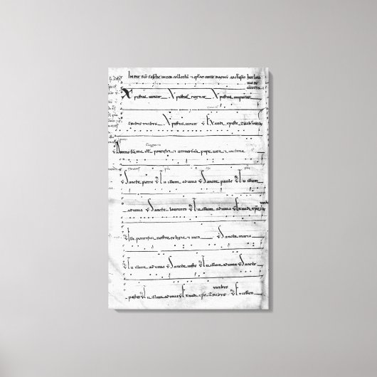 Mevrouw Latijns Christus Vincit Canvas Afdruk (Voorkant)